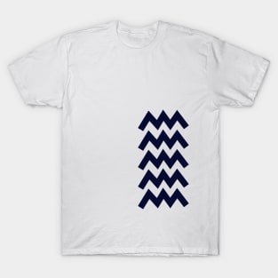 The navy jagged line T-Shirt